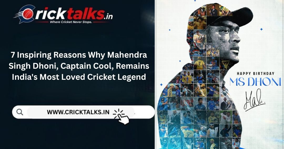 Mahendra Singh Dhoni, Captain Cool, celebrating his inspiring cricket journey, leadership, World Cup victories, and lasting legacy in India.