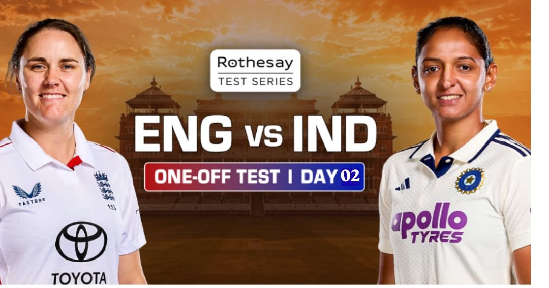 England Women vs India Women One-Off Test 2026 complete scorecard featuring live match updates, player performances, and cricket highlights.